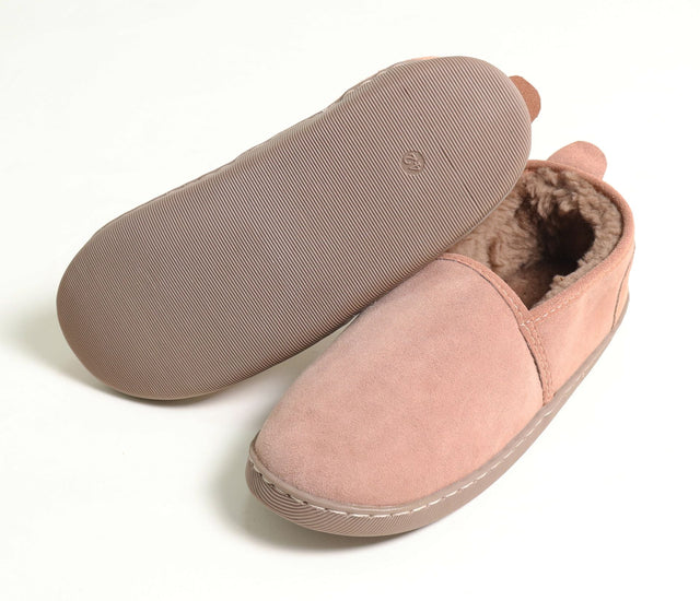 “HELSINKI” Varma och mjuka inomhus - tofflor i 100% äkta lammskinn – Unisex - Hjemmesko - Seniorliving