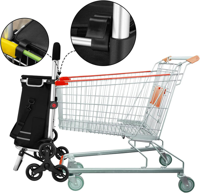 Indkøbstaske/ Shopper - Din Ultimative shopping løsning. Indbygget termorum - Indkøbsvogn - Shopper - Seniorliving