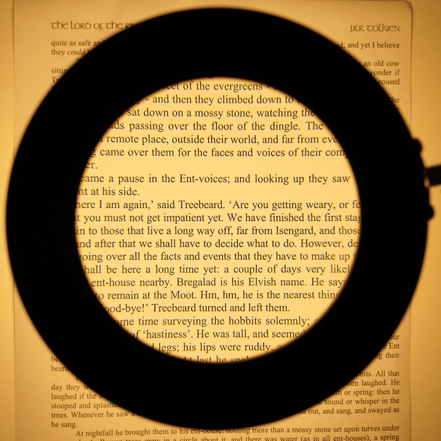 LED - bordslampa med 5x förstoring - Flexibel montering och justerbar ljusstyrka. USB - Bordlampe - Seniorliving