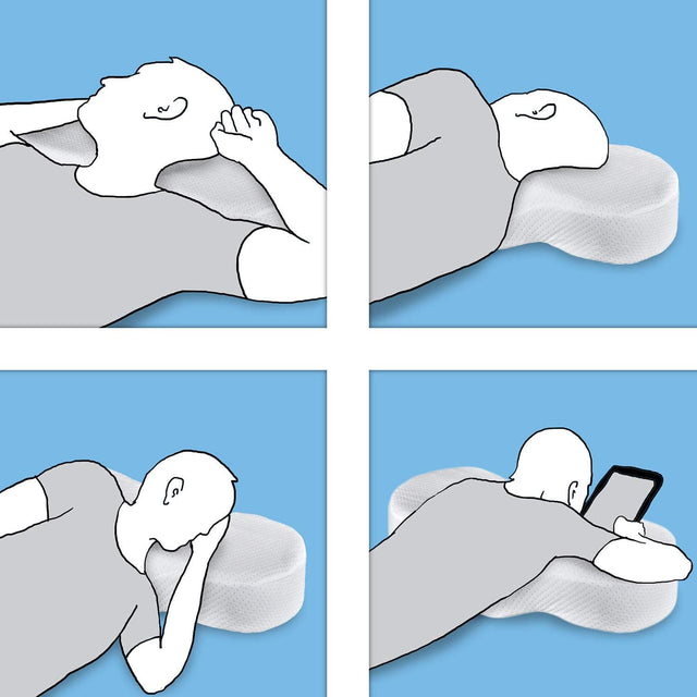 LOW CONTOUR – Ortopedisk och ergonomisk huvudkudde för optimal sovställning - Hovedpude - Seniorliving