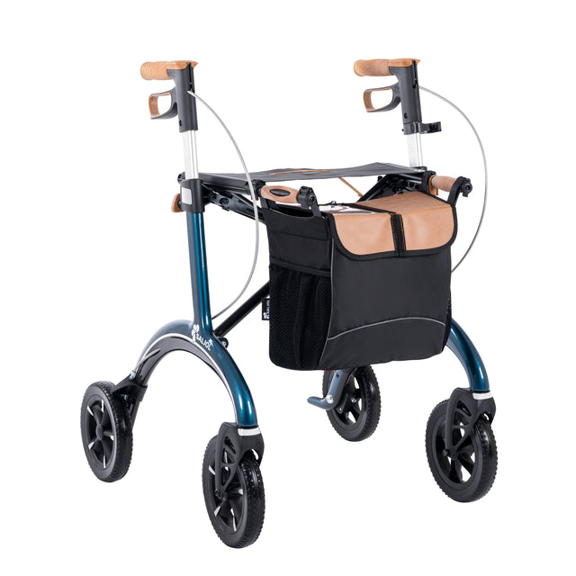 SALJOL "Luksus” kulfiber rollator -unikt tysk design og ultra letvægtsrollator. Kun 5,8 kg
