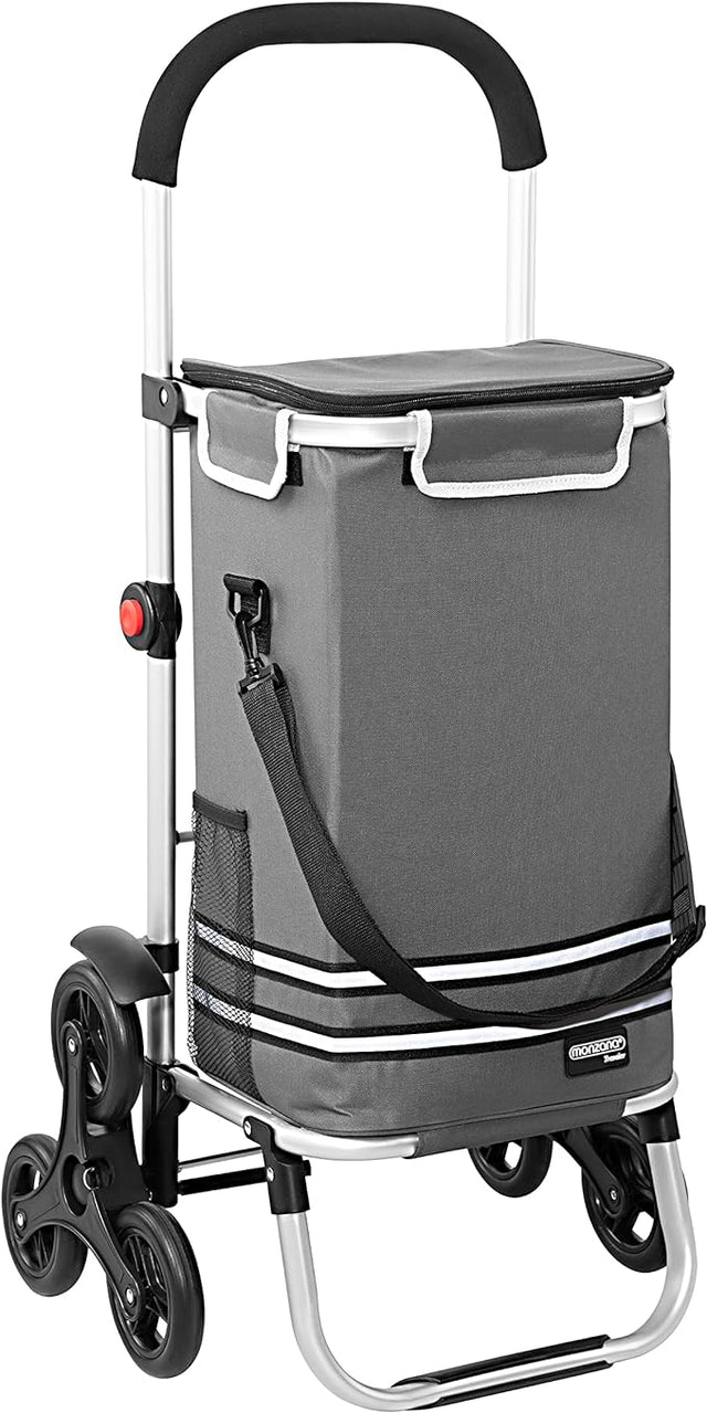 Indkøbstaske/ Shopper - Din Ultimative shopping løsning. Indbygget termorum