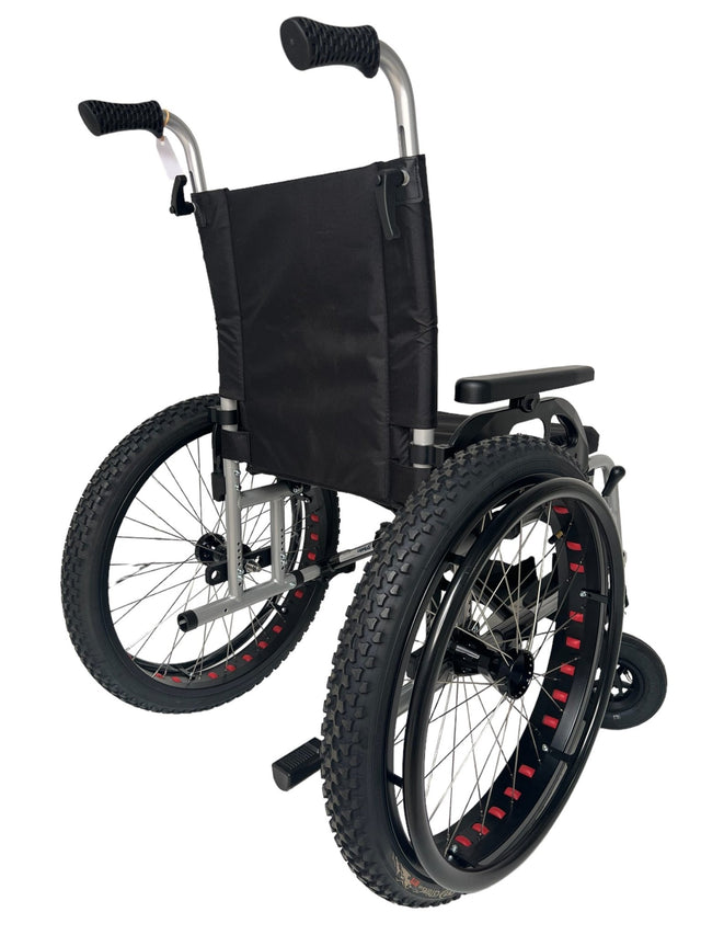 OFF - ROAD kørestol. Super lækker kørestol med terrængående dæk. 4 størrelser. - Kørestole - Seniorliving