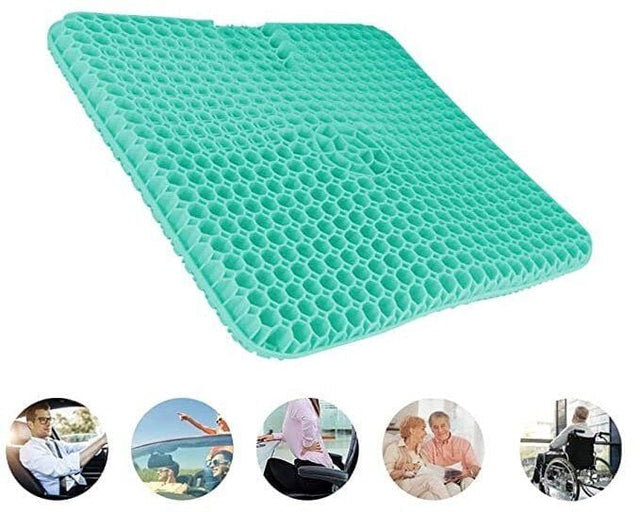 "SAFIR" XL honungskudde för rullstol - Mjuk, stötdämpande och andningsbar (46x43x3,5) - Honungskudde - Seniorliving