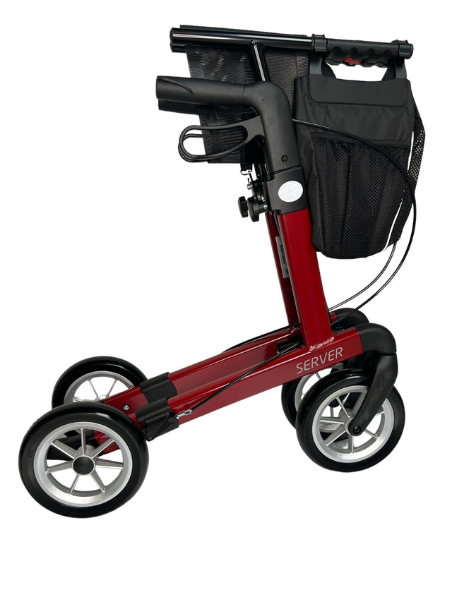 “SERVER” aluminium rollator - smart, let og klassisk. 6 flotte farver. Bløde punkterfrie hjul! - Udendørs rollatorer - Seniorliving