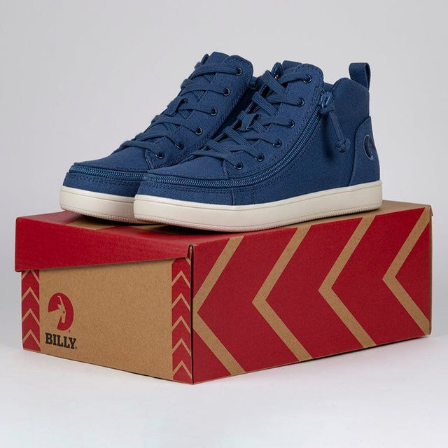 BILLY - Beach Blue Sneaker - Unik, ergonomisk & smart med dragkedja (dam). - Skor med dragkedja - Seniorliving