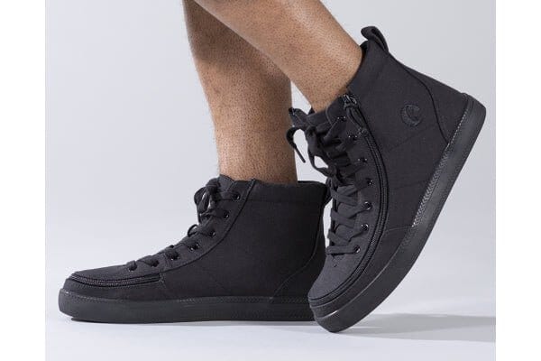 BILLY - "KLASSISK". Svarta smarta skor med dragkedja. HERRSKOR. Bra stöd! - Skor med dragkedja - Seniorliving