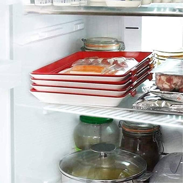 CLEVER TRAY - Smart bricka med återanvändbar folie. Mikrovågsugn och frostsäker❄️ - Seniorliving