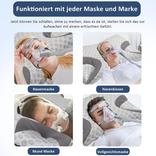 CPAP - kudde - Bekväm och ergonomisk design. Andas och med avtagbart skydd - kudde för CPAP - Seniorliving
