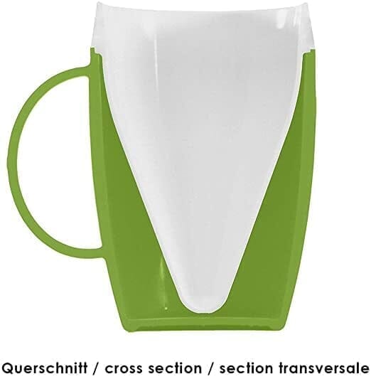 Ergonomisk drickskopp med ett handtag och drickspip - 3 olika färger - Drickskopp med pip - Seniorliving