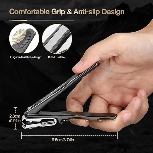 Ergonomisk nagelklippare - 360˚ justerbara vinklar & seniorvänligt grepp - Nagelklippare - Seniorliving