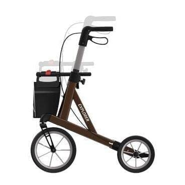 "EXPLORER" utomhusrollator - perfekt för terräng, stötdämpande. AV VÄGEN - Utomhusvandrare - Seniorliving