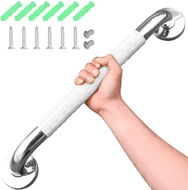 Halkfritt stödhandtag (60 cm). Stabil och säker lösning. VIT - Stödhandtag - Seniorliving