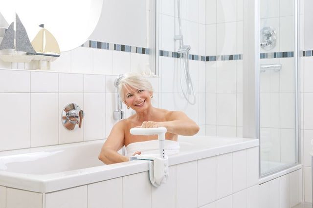 "Hugo" handtag för badkar - Max säkerhet & säkerhet!Justerbar - Handtag för badkar - Seniorliving