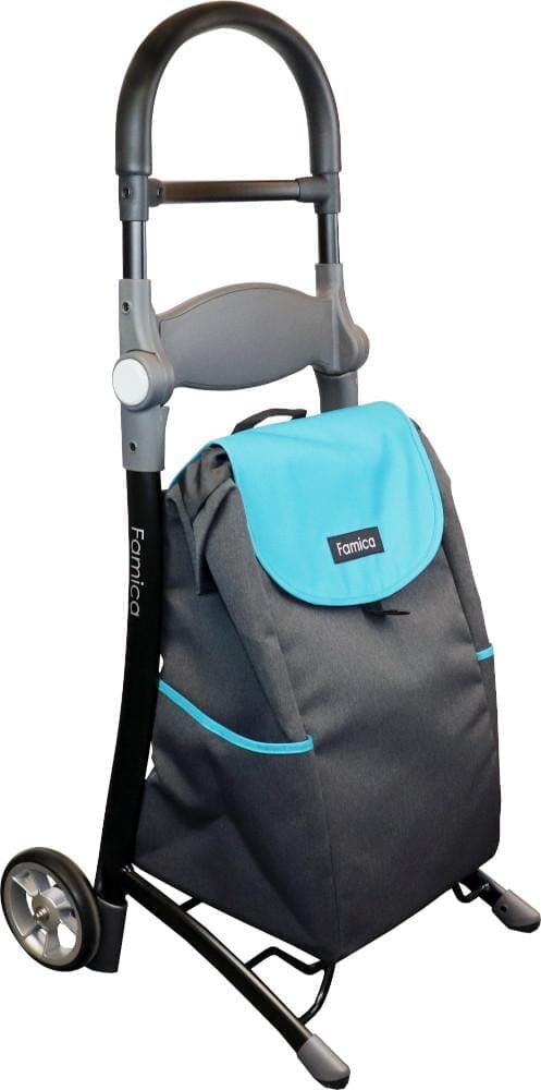 KOALA - Lätt Shoppingvagn/ shoppingväska - Handtag med inbyggd sits. 2 färger - Kundvagn - Shopper - Seniorliving