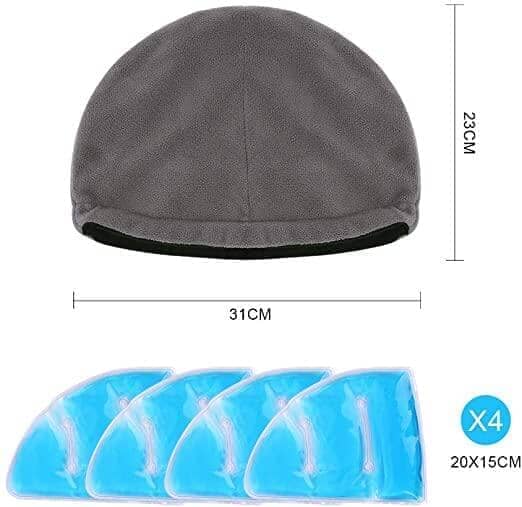 Kyllock för lindring av huvudvärk, migrän och som kylmedel vid värme. Återanvändbar. - kyllock - Seniorliving