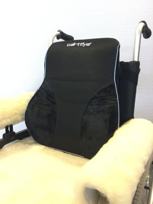 Mjuk svankkudde & ryggstöd - Med kylande gel & memory foam. (44x40x12) - Lumbal kudde - Seniorliving