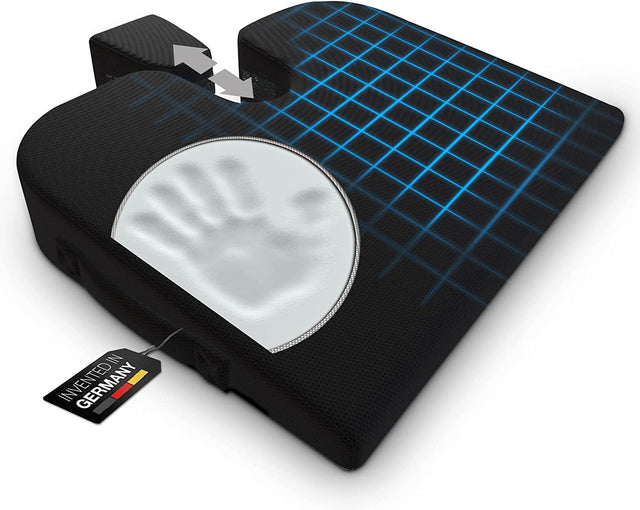 NY! Kilkudde med avtagbart urtag för svanskotan - Multifunktionell (43 x 33 x 7,5 cm) - Sittdyna - Seniorliving