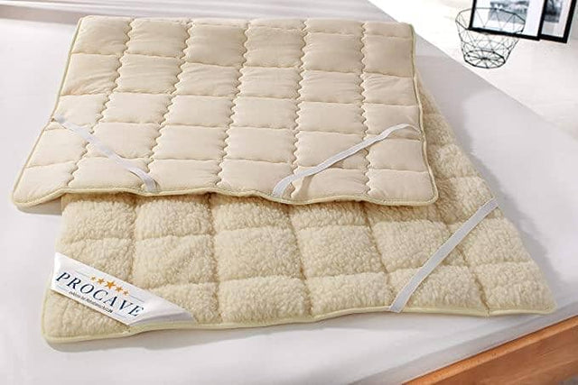 Rullmadrass i mjuk lammull - Andas & temperaturreglerande. 2 storlekar - Rullmadrasser - Seniorliving