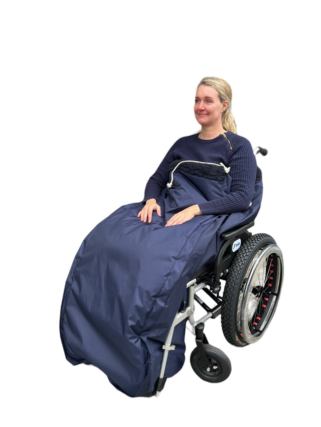 Rullstolsväska i mjuk & varm termisk fleece Vattentät och andas. 2 färger. Handgjorda - Termiska påsar - Seniorliving