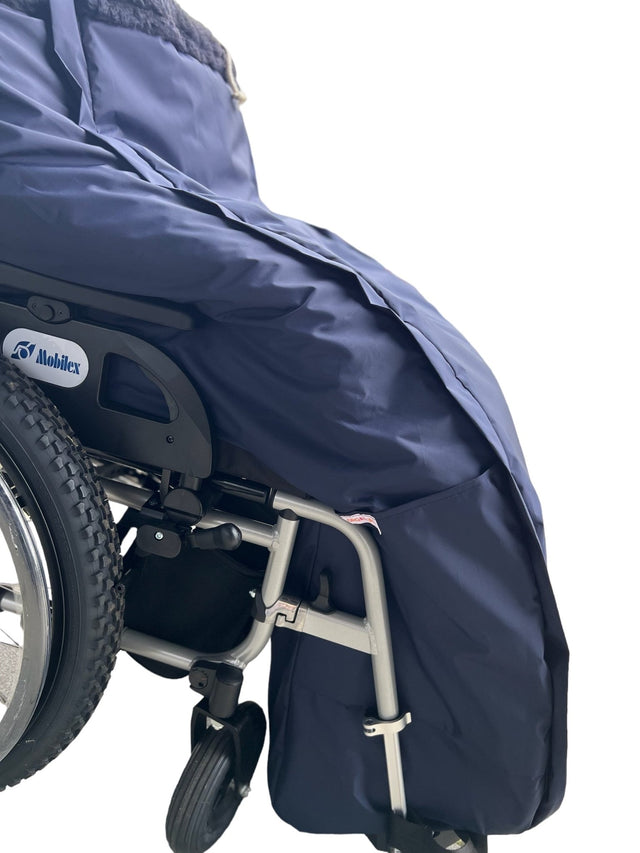 Rullstolsväska i mjuk & varm termisk fleece Vattentät och andas. 2 färger. Handgjorda - Termiska påsar - Seniorliving