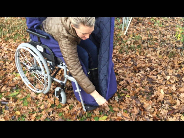 Rullstolsväska i varm mikrofiber - Lätt, skräddarsydd & andas. 4 storlekar. Handgjorda! - Termiska påsar - Seniorliving