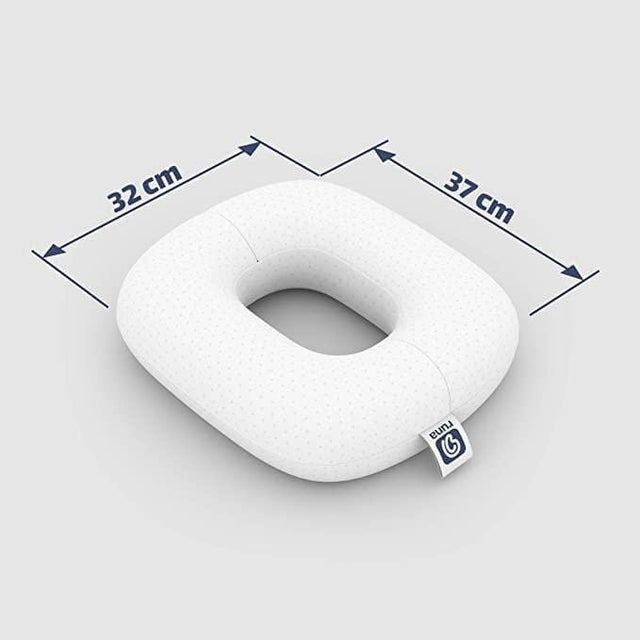 "RUNA" - Mjuk tryckavlastande kudde med hål för ansikte och öra. 32 x 37 cm - Kudde - Seniorliving