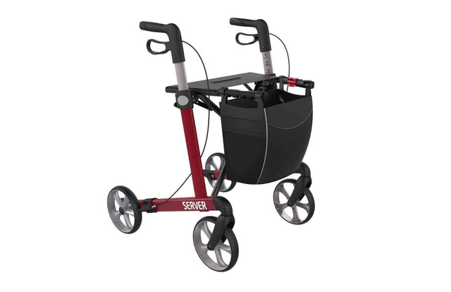 "SERVER" aluminiumrollator - smart, lätt och klassisk. 6 vackra färger - Utomhusvandrare - Seniorliving