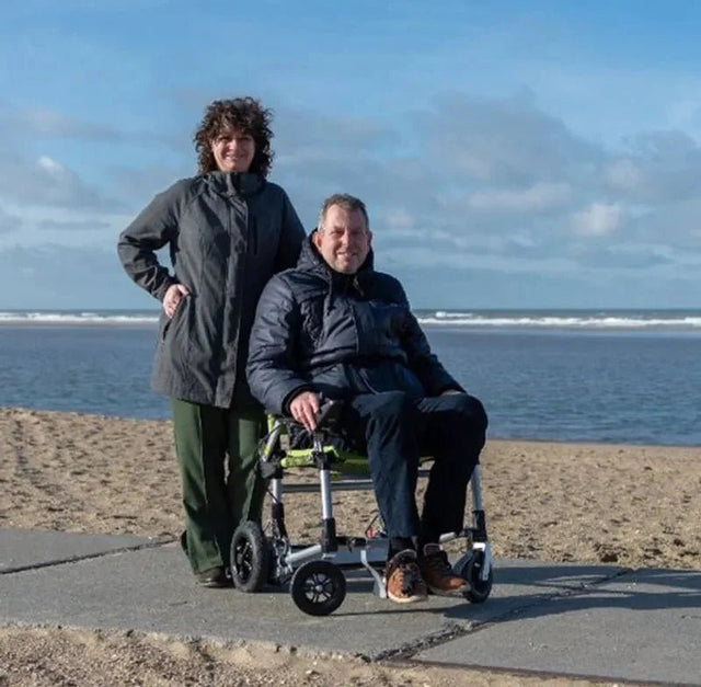 "SplitRider" - Split elektrisk rullstol - Lätt och smidigt. Kan delas upp i 2 delar. Vikbar - Elektrisk rullstol - Seniorliving