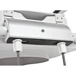 Toaletthöjare med lock och smarta fällbara armstöd, höjd 10cm. Lyxmodell - Toaletthöjare - Seniorliving