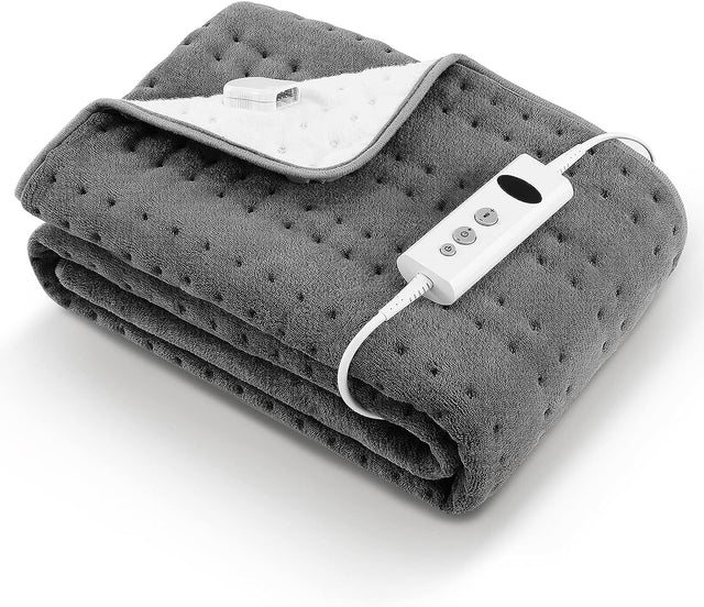 Upplev ökad sömnkomfort - "Soft Coral" elektrisk värmedyna. Justerbar värme & timer - SÄNGVÄRMARE - Seniorliving