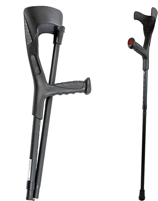 Vikbar, lätt och höjdjusterbar krycka - Set med 2 kryckor. Mjukt grepp. - Kryckor - Seniorliving