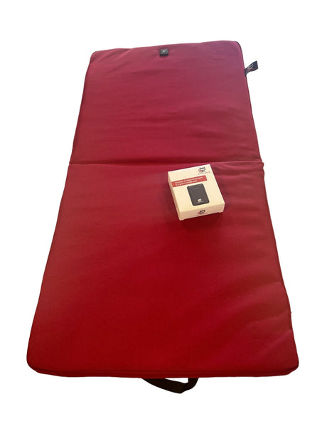 Behagelig varme udendørs med BOTTOM HEATER. Op til 5 timers varme, trådløs og bærbar - varmehynde - Seniorliving