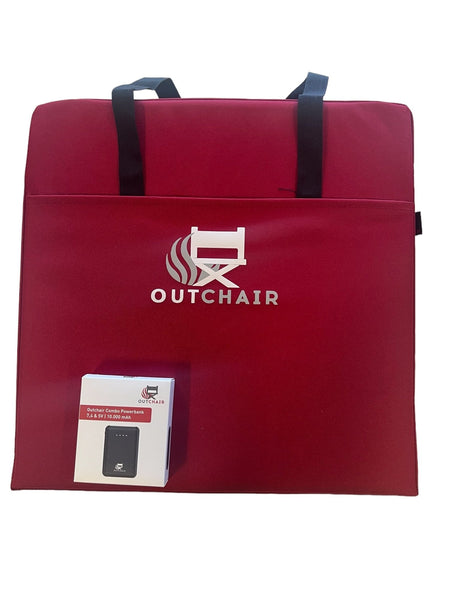 Bekväm värme utomhus med BOTTOM HEATER. Upp till 5 timmars trådlös, portabel värme - Ryggstöd - Seniorliving