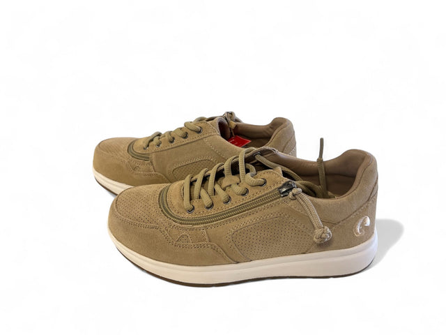 BILLY “JOGGER” | Sandfarvede brede lynlåssko til sport & hverdag - lynlåssko - Seniorliving