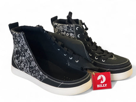 BILLY "Paisley - High Tops" damesko | Bred model med lynlås & ankelstøtte - lynlåssko - Seniorliving