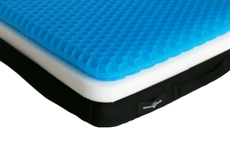 "DIAMANT" Ultra Mjuk och Lyxig Sittdyna - Optimal Komfort och Stöd - Honungskudde - Seniorliving