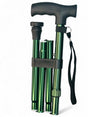 FORREST GREEN – Foldbar, ergonomisk & højdejusterbar stok i aluminium. - Foldbar stok - Seniorliving