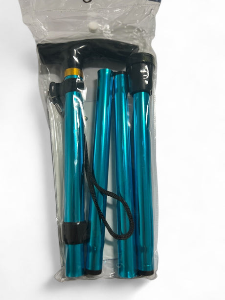 GLITTER hopfällbar käpp – Lätt, justerbar och elegant promenadkäpp i flera olika färger - SVART - Foldbare stokke - Seniorliving