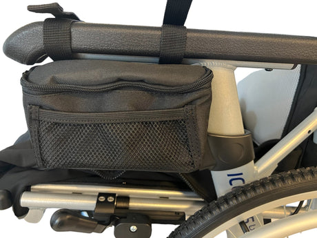 "HANDY" Rullstolsväska med Dragkedja - Den Praktiska Lösningen för din rullstol - Kørestolstaske - Seniorliving