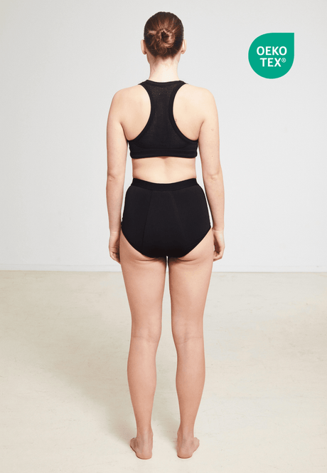 HIGH WAIST - Damtrosor för Lätt Inkontinens (90 ml) med Unik Passform - Inkontinens underbuks - Seniorliving