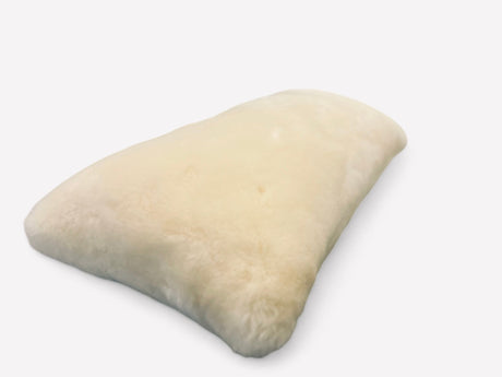 Jättestor stödkudde/sovkudde i medicinskt lammskinn - Värmande, mjuk &amp; andas (40x80). Toppkvalité - Kudde - Seniorliving