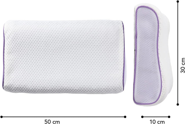”JELLY” Huvudkudde – Kylande, mjuk & andningsbar honungskudde med ergonomiskt nackstöd - Hovedpude - Seniorliving
