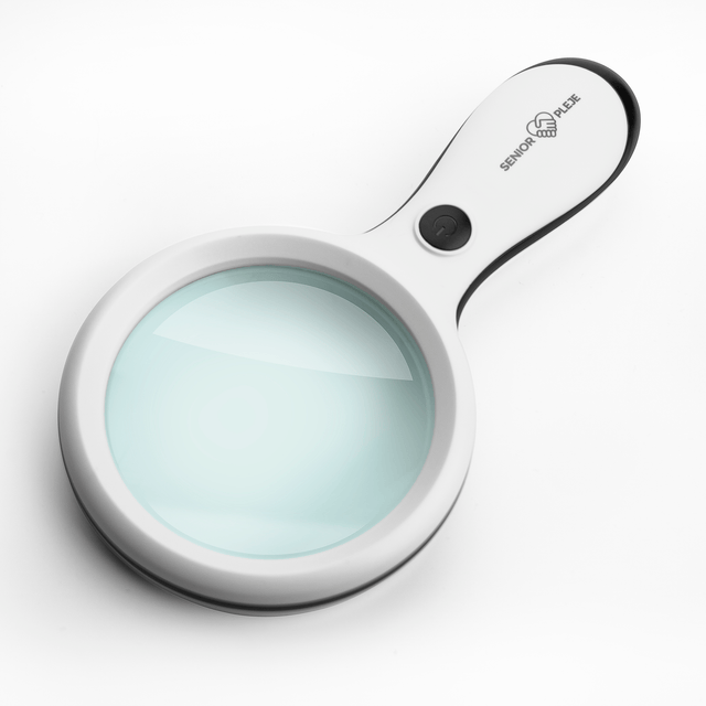 Kraftigt förstoringsglas med 10x förstoring, 18 LED - lampor och tre olika ljuslägen - Forstørrelsesglas - Seniorliving