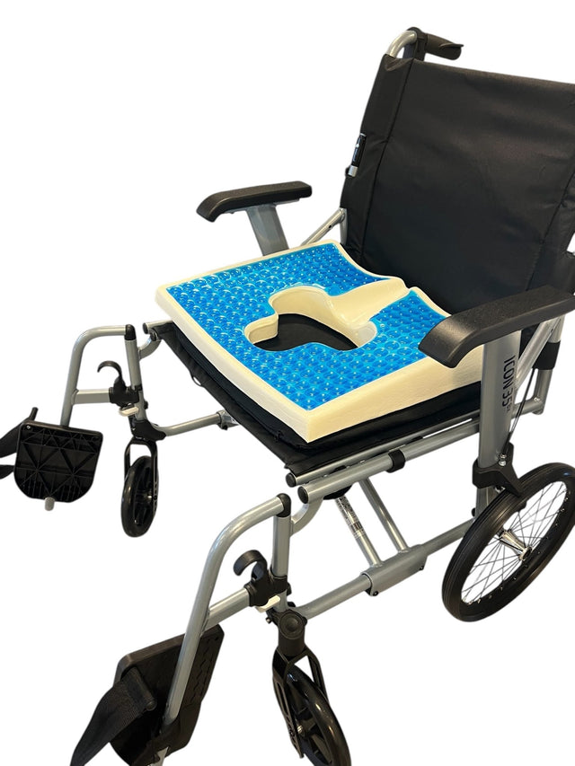 Kylande & mjuk sittdyna med lutning – Tryckavlastande & ergonomisk - Skråpuder - Seniorliving