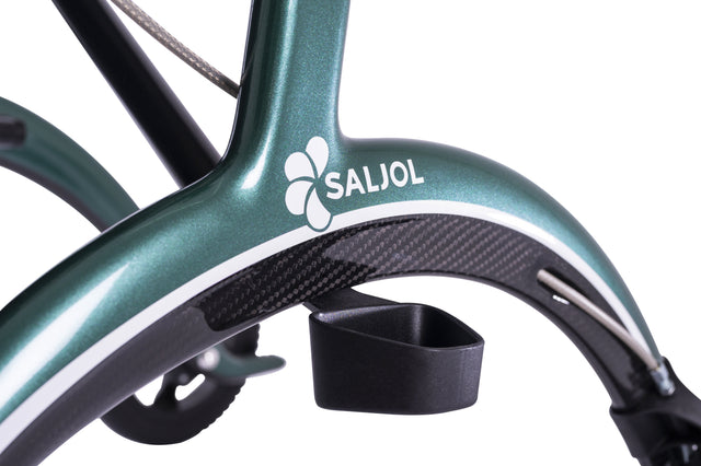 SALJOL "Luksus” kulfiber rollator -unikt tysk design og ultra letvægtsrollator. Kun 5,8 kg