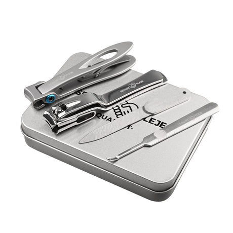 Negleklippersæt QUARTET - Professionelt 4 - i - 1 sæt. Ideelt til ekstra kraftige negle - Ergonomisk negleklipper - Seniorliving