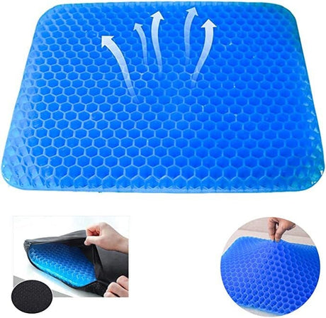 "OPAL" Honungskudde - Bekväm, mjuk och andningsbar sittdyna (42x37x4 cm) - Tryckavlastande kuddar - Seniorliving