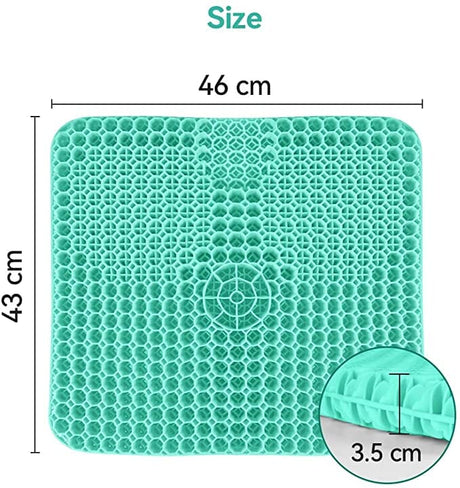 "SAFIR" XL honungskudde för rullstol - Mjuk, stötdämpande och andningsbar (46x43x3,5) - Honungskudde - Seniorliving