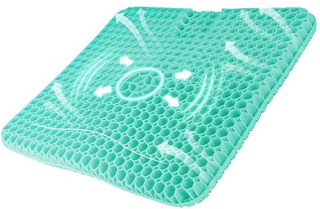 "SAFIR" XL honungskudde för rullstol - Mjuk, stötdämpande och andningsbar (46x43x3,5) - Honungskudde - Seniorliving